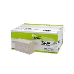 Celtex E-tissue papírové ručníky skládané Z 21x24 cm 2vrstvé celulóza 3750 ks