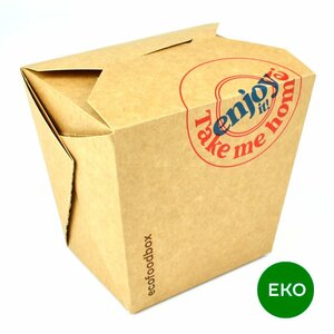 EKO box na nudle kraft 950 ml, 20 ks