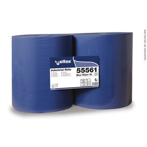 Celtex průmyslové role 330 2vrstvé celulóza modré 360 m 2 role