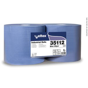 Celtex průmyslové role 280 2vrstvé celulóza modré 290 m 2 role