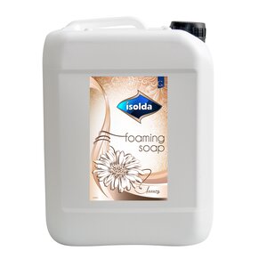 Isolda pěnové mýdlo bílé,luxury 5 L