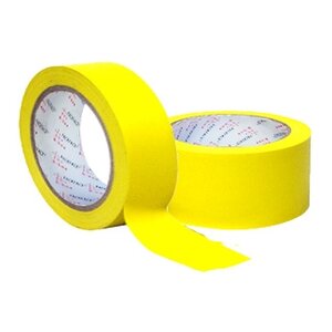 Žlutá  lepicí páska na podlahu 48 mm / 33 m / PVC