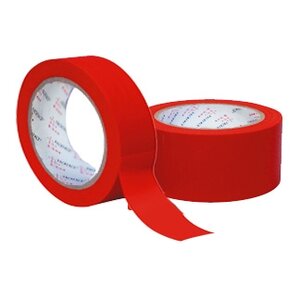 Červená lepicí páska na podlahu PVC 48 mm / 33 m / PVC
