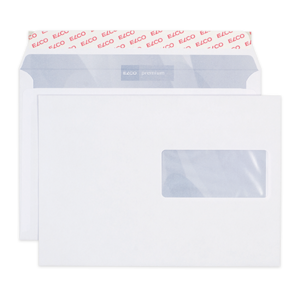 Poštovní obálka C5, bílá - okno vpravo, balení á 500 ks