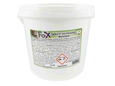 FOX tablety do pisoáru 4,5kg borovice