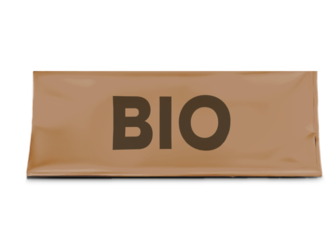 Wizualizacja - Worek BIO 80L - brazowy