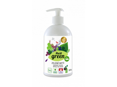 ZDRG_31698 - Real green clean zelené mytí nádobí, ovoce a mýdlo na ruce 500 g